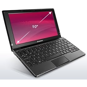 Lenovo IdeaPad S10-3 0647 - Atom N455 / 1.66 GHz - RAM 1 GB - HDD 250 GB - GMA 3150 - WLAN : 802.11b/g/n, Bluetooth 2.1 EDR - Windows 7 Starter - 10.1" Widescreen LED backlight VibrantView TFT 1024 x 600 ( WSVGA ) - camera - black (pattern)