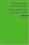 Leutnant Gustl. Erl�uterungen und Dokumente