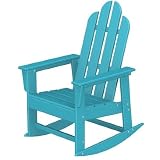 Poly-wood Recycled Plastic Wood Long Island Adirondack Rocking Chair