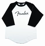 Fender Baseball Tee, White/Black,XX-Large