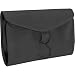 Royce Leather Hanging Toiletry Bag - Black