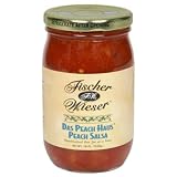 Fischer & Wieser Salsa Das Peach Haus 16 OZ (Pack of 6)