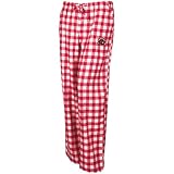 NCAA Toronto Raptors Ladies Red-White Paramount Plaid Pajama Pants (Small)