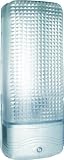 Byron Elro ES81A GLS / 13W ES Plastic Bulkhead with Light Sensor Chrome,60w