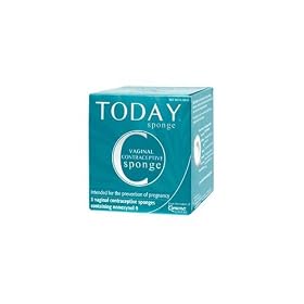 Today Sponge, 3 Contraceptive Sponges