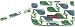 Bungalow360 Vegan Whales Lana Wristlet