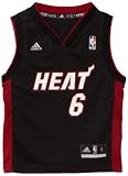 NBA Miami Heat LeBron James Road Replica Youth Jersey  (Black, Large)