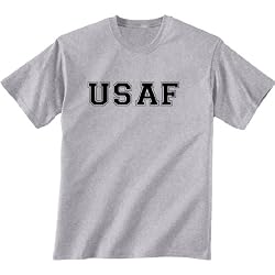 USAF Air Force Short Sleeve T-Shirt in gray