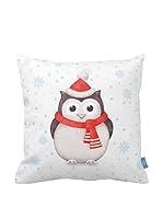 Bottega Tessile Cojín Con Relleno Extraíble (Blanco/Rojo/Cielo)