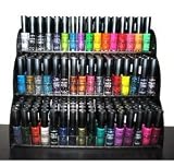 All About Nail 48 Piece Color Nail Lacquer (Nail Art Brush Style) Combo Set + 2 Sets of Fruit Scented Nail Polish Remover - Magical