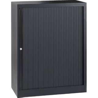 BISLEY ROLLADESCHRANK ROLLLADENSCHRANK AKTENSCHRANK BÜROSCHRANK EURO SCHRANK SCHWARZ