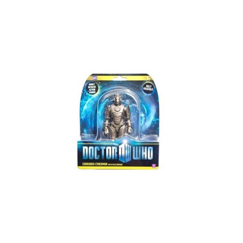Doctor Who Corroded Cyberman with Face Damage