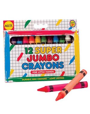 Alex Toys Super Jumbo Crayons (12)