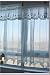 Unique Netlike Thin Cotton Thread Crochet Curtain
