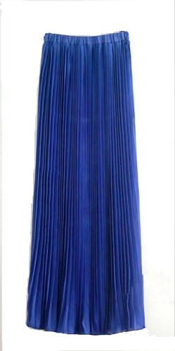 Chiffon Pleated Maxi Skirt