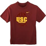 Nike USC Trojans Boy's 4-7 Short Sleeve Practice T-Shirt Kids Size 6