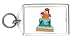 Keychain with body, individuals, feeding, individual, humans, girl, person, human, persons, fish, people, aquarium, pet