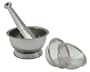 Sefama International 104278 Mortier avec 2 Tamis et 1 Pilon en Inox