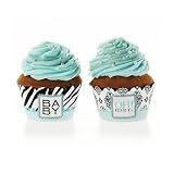Vavavoom Vintage Baby Blue Partyware - Cupcake Wraps