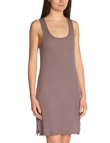 Calvin Klein - Savoy - Chemise de Nuit - Femme - Marron (Sparrow) - S Calvin Klein - Savoy - Chemise de Nuit - Femme - Marron (Sparrow) - S