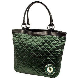 MLB Oakland Athletics Quilted Tote, Green
