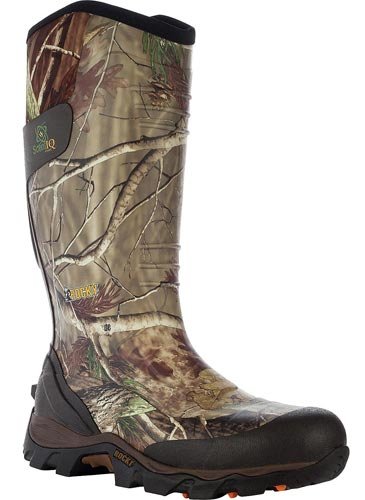 Rocky FQ0004784 Men's MudSox Rubber RealTree AP 16-inch Pull-on Boot 10 M US