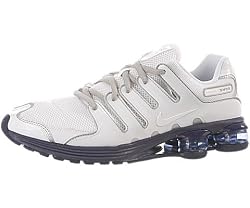 Nike Men's Shox Air Lunar NZ Running Shoe-Gray/Purple