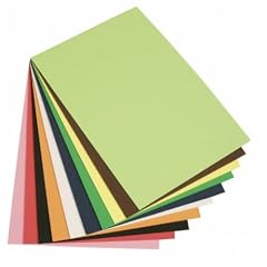 Moosgummi 2mm, 20x29cm, bunt, 10 Platten
