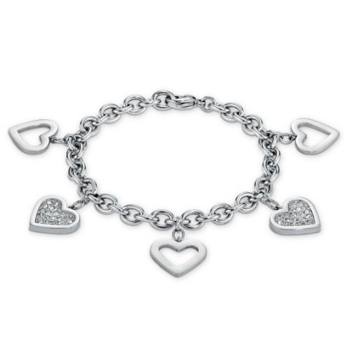 s.Oliver in love with Damen-Armkette Edelstahl 383325 Preisvergleich