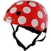 KIDDIMOTO SAFETY HELMET Red and Dottyl Size Small