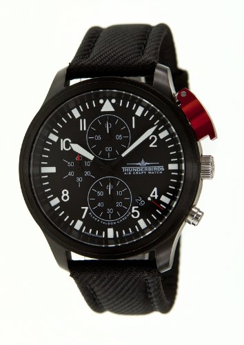 Thunderbirds 1066-t01 Black Falcon Mens Watch