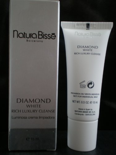 Natura Bisse Diamond White Rich Luxury Cleanse (Travel Size 0.5oz/15ml) Luminous Cleansing Cream