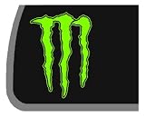 LIGHT GREEN Monster M Car Decal / Sticker