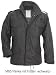 Outdoorjacke M65 Feldjacke Wasserabweisend mit ausknöpfbarem Futter -schwarz- #1535#
