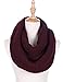 Women Winter Knit Infinity Scarf Thick Circle Loop Wrap Chunky Warm Cowl