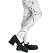 Child White Stitched Pantyhose