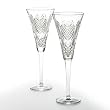 Wateford Crystal Wedding Heirloom Flute Pair