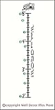 Wall Decor Plus More WDPM018 Train Growth Chart Kids Wall Decal Vinyl Sticker with Age Markers, 2-5 