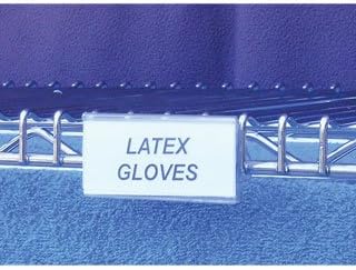 Wire Shelving Cari-All Label Holder, PK12