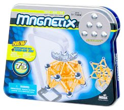 Childrens Toyshop  Toys : Magnetix 75CT Tin Asst. II by Mega Brands
