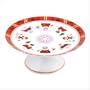 Snowman Pedestal Cake Plate