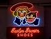 A Step Back in Time - Buster Brown Shoes Neon - Classic 16"x20" Photographic Print by Carol M. Highsmith