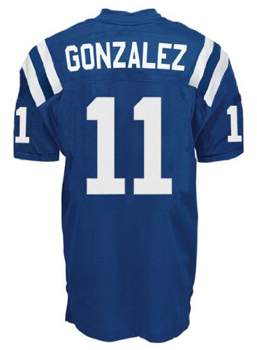 Indianapolis Colts 11# Gonzalez Blue Jerseys Authentic Football Jersey Size 48-56 (Please Select the Size When You Order, Can Do Drop Shipping)