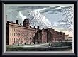Art Poster Metal Framed Print - Columbia College and College Green, New York, 1830 - Artist: unknown- Poster Size: 9 X 12