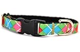 Colorful Argyle Cat Collar