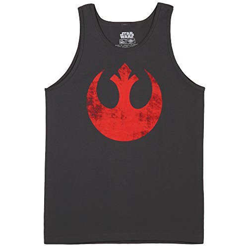 Star Wars Old Rebel Alliance Distressed Logo Adult Tank Top