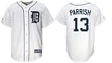 Parrish #13 Detroit Tigers Majestic Replica Home Jersey - Large