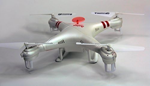 GPTOYS F2D Updated Avia Drone 2.4GHz 6-Axis Gyro Quadcopter Remote Control RC Explorers LED Flashing Lights Helicopter Quad Copter 3D Flip UAV RTF UFO with HD 2.0M Pixels Camera &amp; 4G SD Card