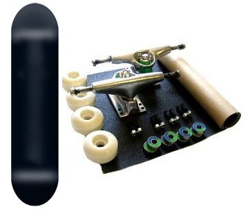 BLANK Skateboards 7.75 DIPPED BLACK Complet SKATEBOARD
