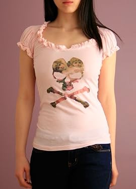 Ruffle Puff T-Shirt with puffy sleeves Pink
